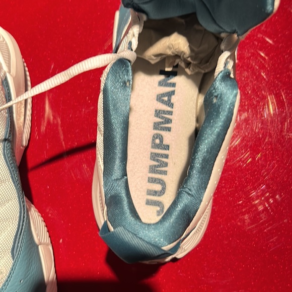 JORDAN *AUTHENTIC* Stay Loyal - Men Basketball Shoes White-Blue ORIGINAL SIZE 10 - Picture 6 of 13